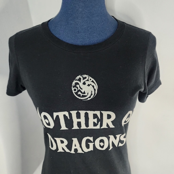 Game of Thrones Mother of Dragons Black Tshirt - Picture 3 of 7
